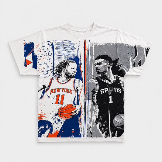 Kiy Studios "JB VS WEMBY" White T-Shirt