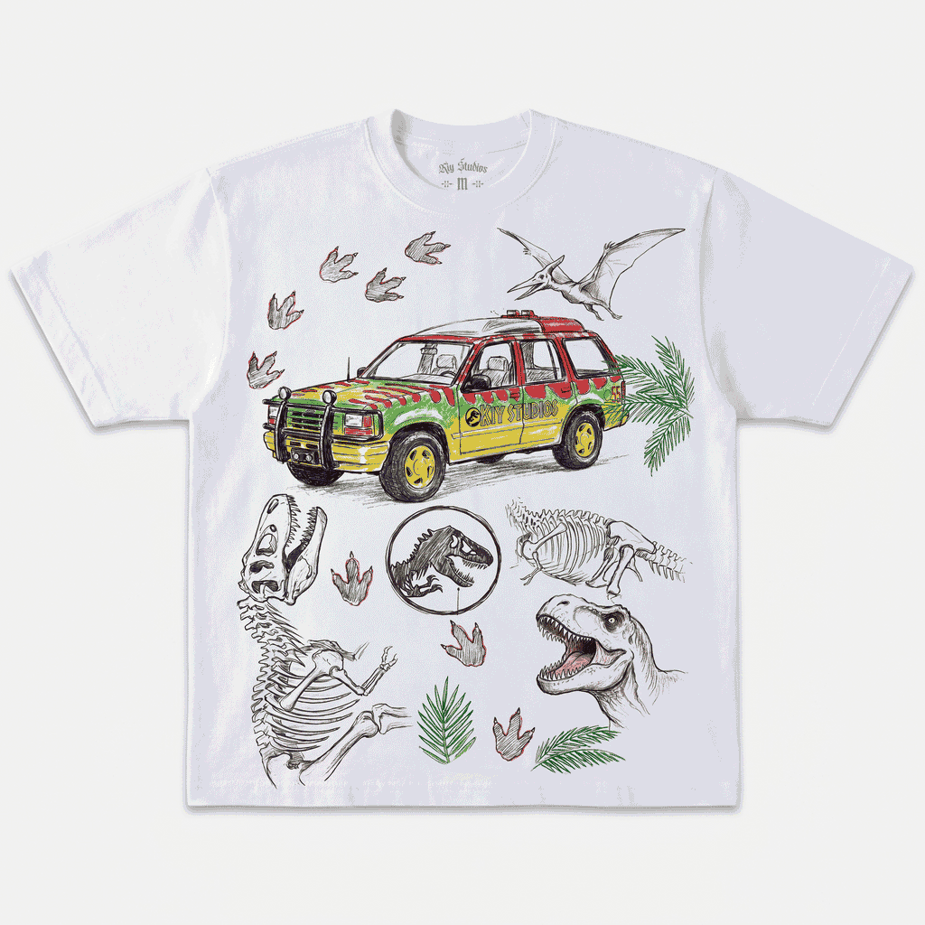 Kiy Studios "Dino Park" Achaeologist T-Shirt