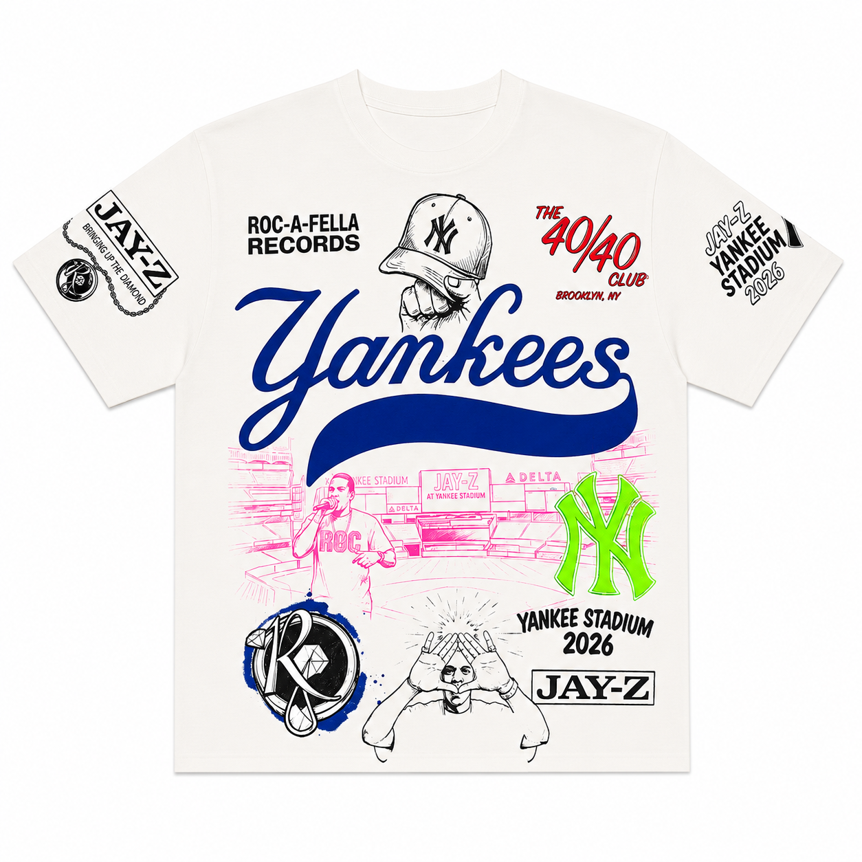 Kiy Studios "Live in the BX" T-Shirt White