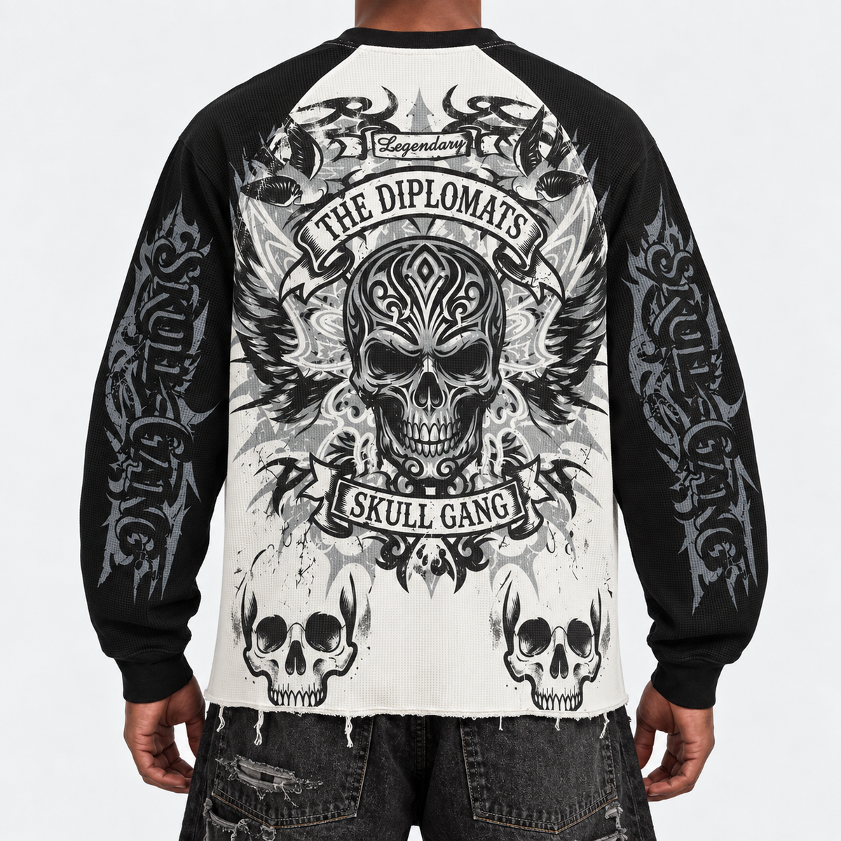 Kiy Studios "Diplomats Skull Gang Thermal" T-Shirt