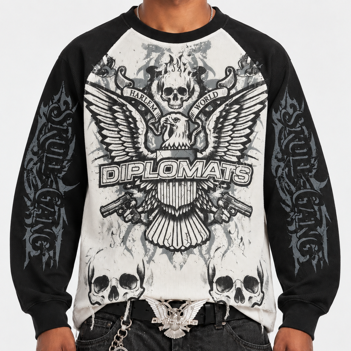 Kiy Studios Diplomats Skull Gang Thermal - Front