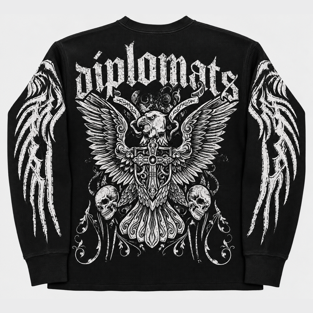 Diplomats Harlem World Black Thermal back