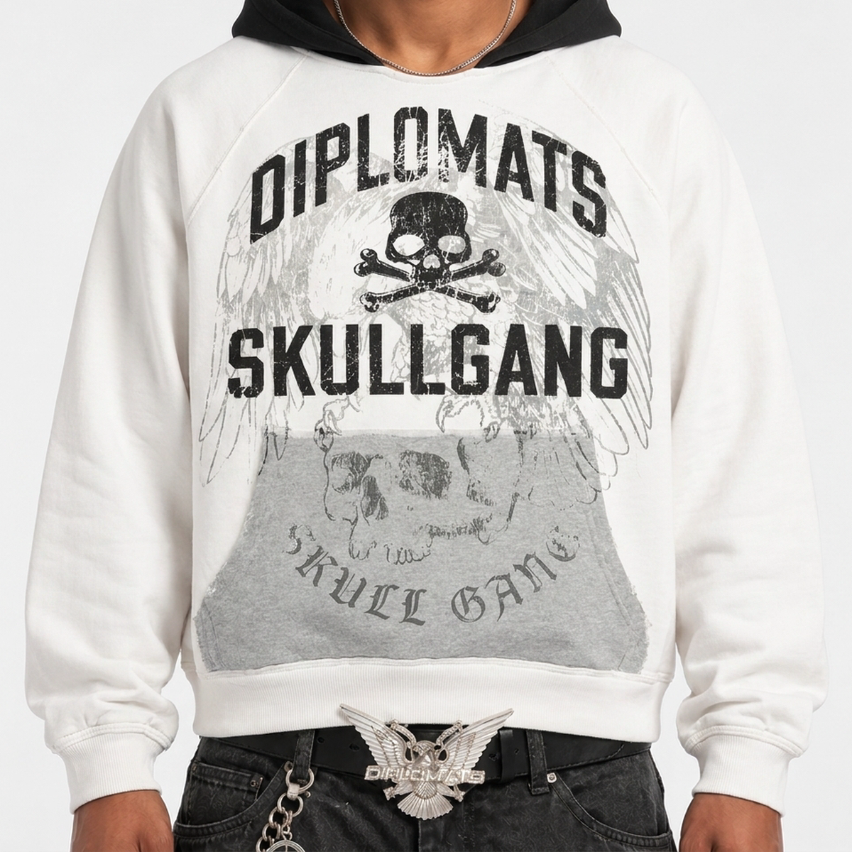 Kiy Studios Diplomats Skull Gang Hoodie - Front