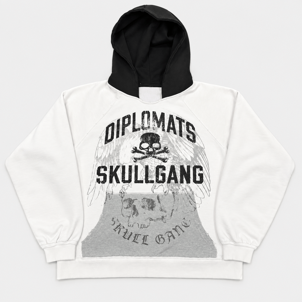 Diplomats Skull Gang Hoodie front/back