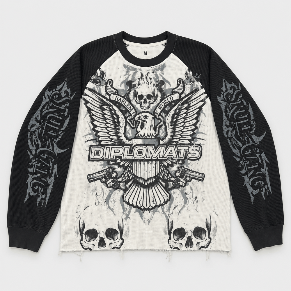 Diplomats Skull Gang Thermal front/back