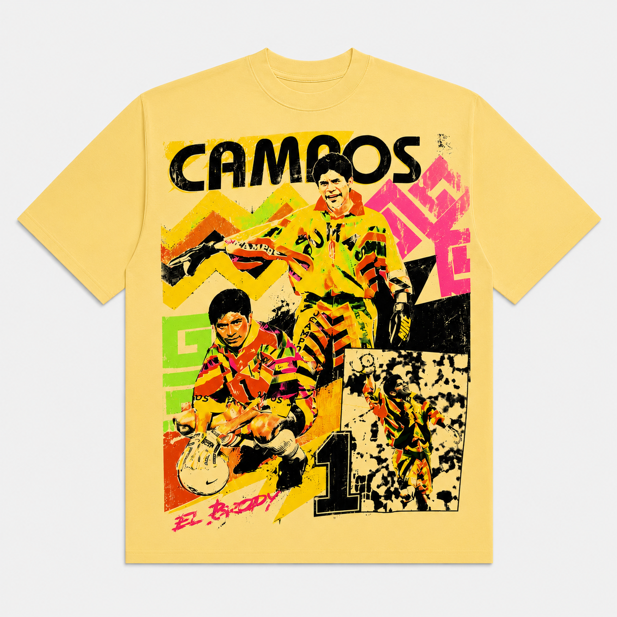 Kiy Soccer "El Brody" T-Shirt "Yellow"