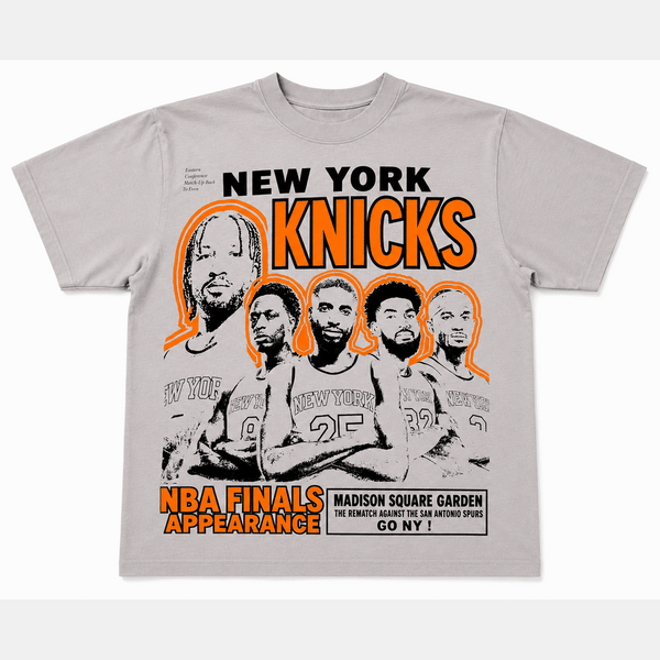 NYK 2026 Finals Gray tee, front and back flashing animation