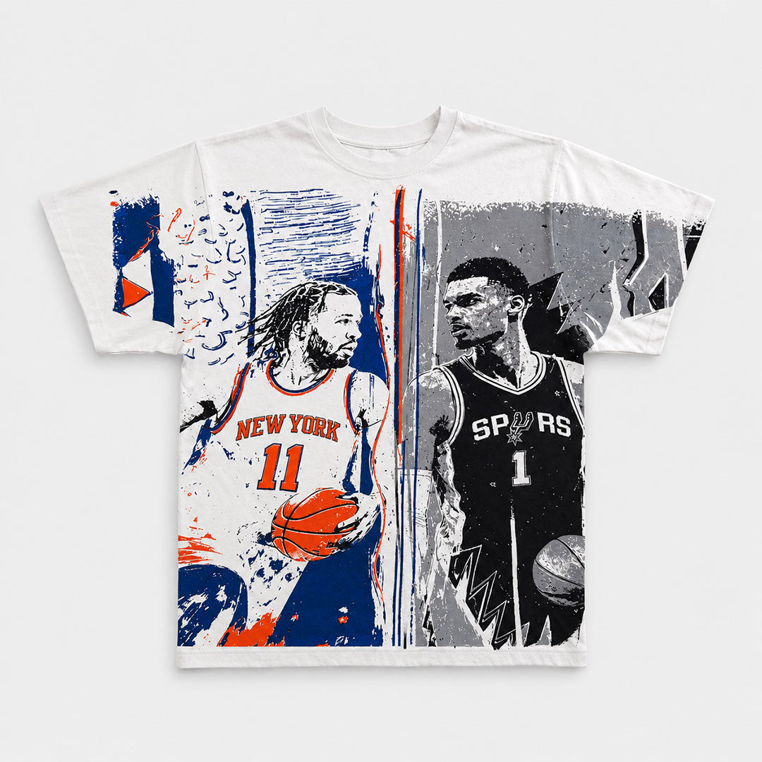 Kiy Studios "JB VS WEMBY" White T-Shirt