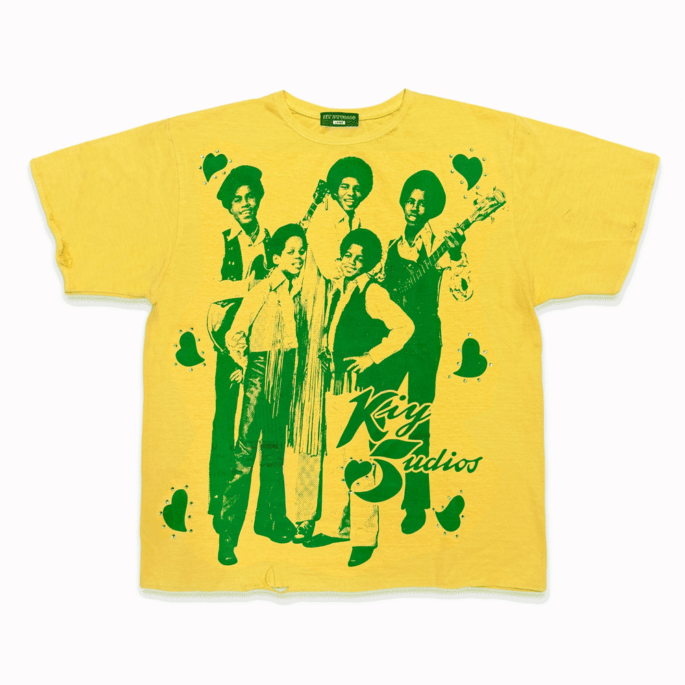 K5 Maize tee, front and back flashing animation