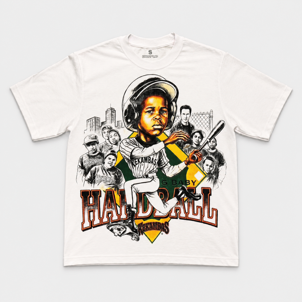 KEKAMBAS tee, front and back flashing animation