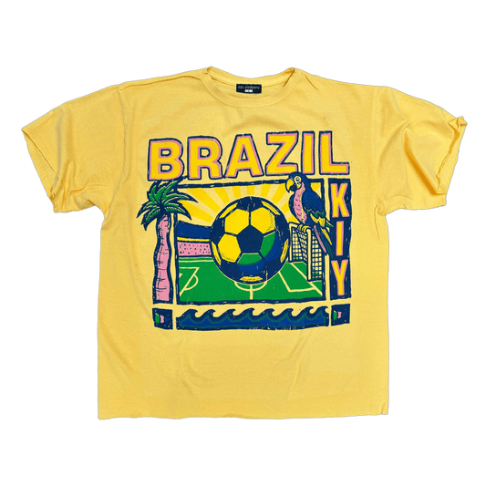kiy-studios-futebol-brasileiro-maize-t-shirt floating cutout