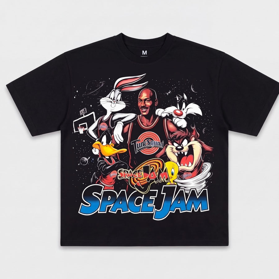 SPACE SHOWDOWN T-Shirt front - black