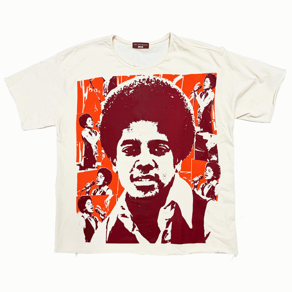 Young King tee, front and back flashing animation